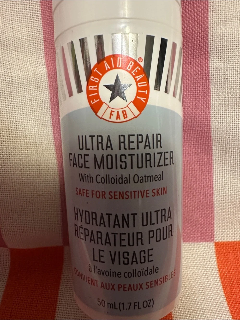 New First aid beauty fab face moisturizer and bronze glow drops.